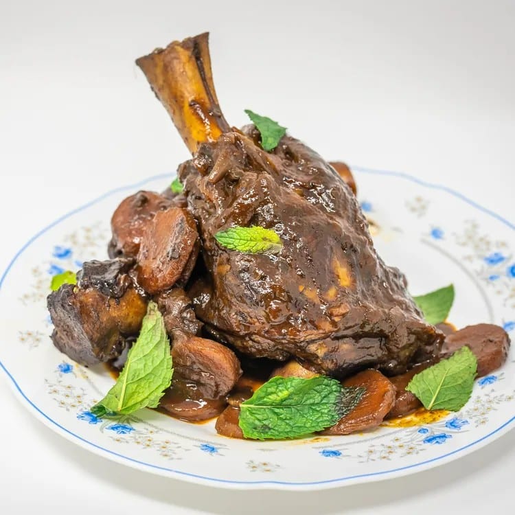 Roasted Lamb Shank.